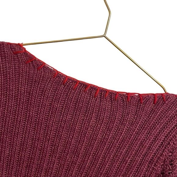 Free People Peplum Wool Blend Cardigan Sweater MED - Picture 8 of 9